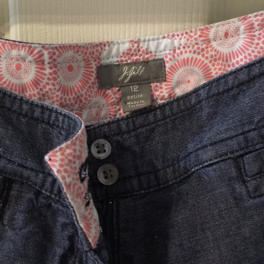 J.Jill chambray trousers. Super cute pants!